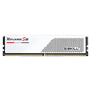 Avis G.Skill RipJaws S5 Low Profile 64 Go (2 x 32 Go) DDR5 5600 MHz CL30 - Blanc
