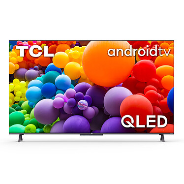 TCL 50C725 Téléviseur QLED 4K Ultra HD 50" (127 cm) - Dolby Vision/HDR10+ - Android TV - Wi-Fi/Bluetooth - Assistant Google - 3x HDMI 2.1 - Son 2.0 20W Dolby Atmos