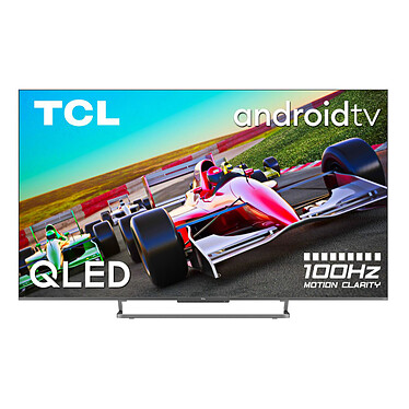 TCL 65C728 Téléviseur QLED 4K 65" (165 cm) - 100 Hz - Dolby Vision IQ/HDR10+ - Android TV - Wi-Fi/Bluetooth - Assistant Google - 4x HDMI 2.1 - Son 2.0 20W Dolby Atmos