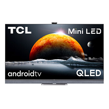 TCL 55C822 TV Mini LED 4K 55" (140 cm) - 100 Hz - Dolby Vision IQ/HDR10+ - IMAX Enhanced - Android TV - Wi-Fi/Bluetooth - Assistant Google - 4x HDMI 2.1 - Webcam - Barre de son 2.1 50W Dolby Atmos