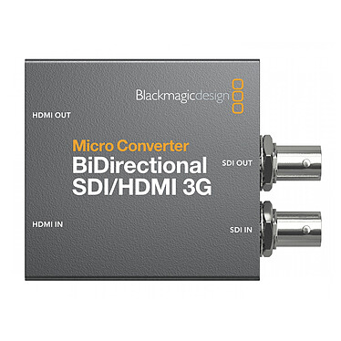 Nota Blackmagic Design Micro Converter Bidirectionnal SDI to HDMI 3G WPSU