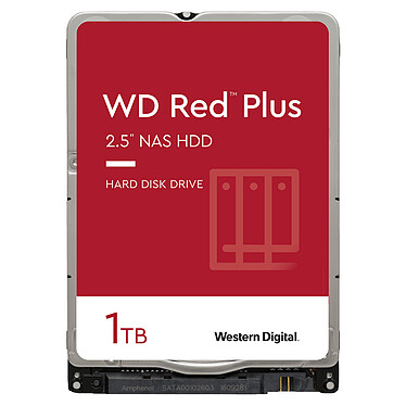 Western Digital WD Red 1 To SATA 6Gb/s Disque Dur 2,5" 1 To 16 Mo Serial ATA 6Gb/s - WD10JFCX (bulk)