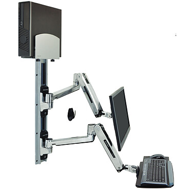 Ergotron LX Compact PC Wall Mount Stand-Up Station (45-359-026)