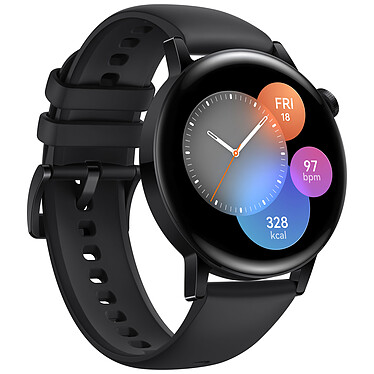 Review Huawei Watch GT 3 Active (42 mm / Fluoroelastomer / Black)