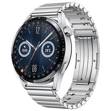 Huawei Watch GT 3 Elite (46 mm / Acciaio inossidabile / Argento)