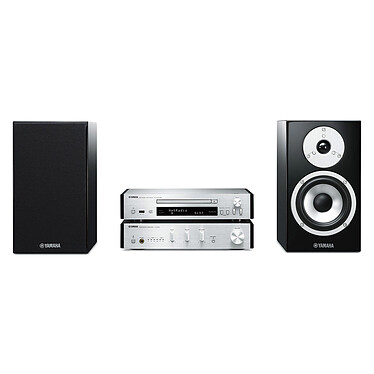 Yamaha MusicCast MCR-N870D Argent/Noir Mini-chaîne multiroom CD MP3 FM DAB+ USB Wi-Fi Bluetooth DLNA et AirPlay avec MusicCast