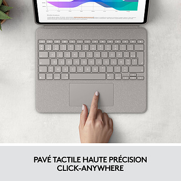 Acheter Logitech Combo Touch (iPad Pro 12.9") (Sable)