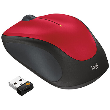 Logitech Mouse senza fili M235 (rosso)
