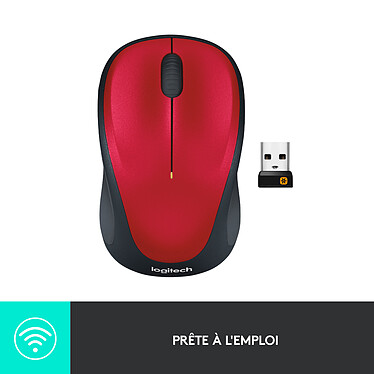 Logitech Wireless Mouse M235 (Rouge) pas cher
