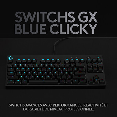 Clavier Logitech G PRO Gaming GX Blue TKL
