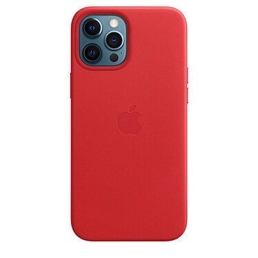 Apple Leather Case with MagSafe (PRODUCT)RED Apple iPhone 12 Pro Max