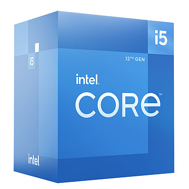 Intel Core i5-12500 (3.0 GHz / 4.6 GHz) Processeur 6-Core (6 Performance-Cores) 12-Threads Socket 1700 Cache L3 18 Mo Intel UHD Graphics 770 0.010 micron (version boîte avec ventilateur - garantie Intel 3 ans)