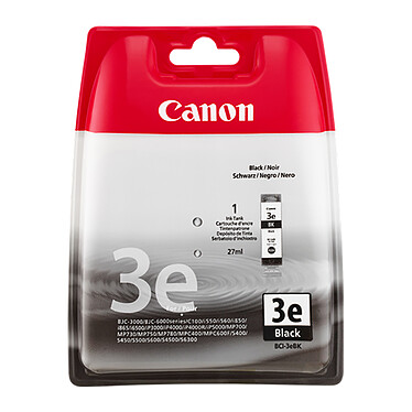 Canon BCI-3e BK Cartouche d'encre noire (2000 pages à 5%)