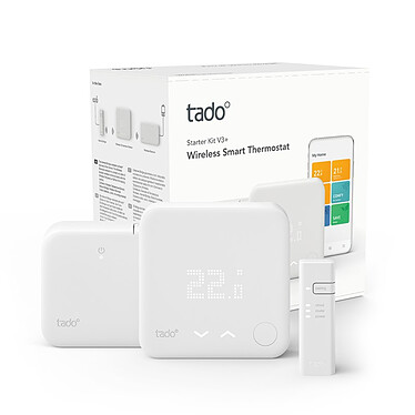 Tado Thermostat Intelligent sans fil Kit de démarrage v3+ pas cher