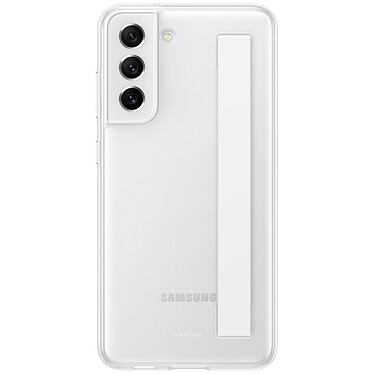 Nota Custodia con cordino trasparente Samsung Galaxy S21 FE bianco