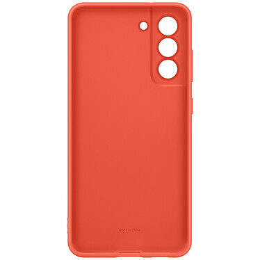 Cover in silicone Samsung Galaxy S21 FE in corallo economico