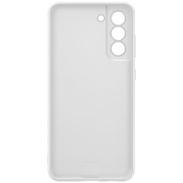 Samsung Coque Silicone Blanc Galaxy S21 FE pas cher