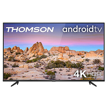 Thomson 50UG6400 Téléviseur LED 4K UHD 50" (127 cm) - HDR - Android TV - Wi-Fi/Bluetooth - 3x HDMI 2.0b - Son 2.0 16W
