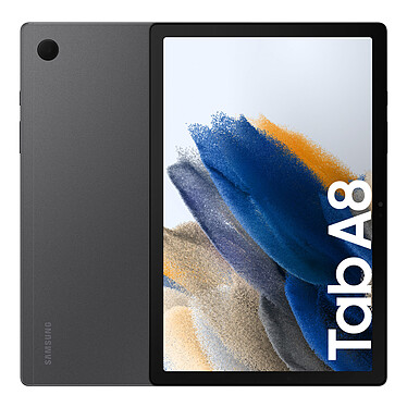 Samsung Galaxy Tab A8 10.5" 64 Go Anthracite Tablette Internet - UniSOC T618 Octo-Core 2 GHz - RAM 4 Go - 64 Go - Écran 10.5" WUXGA - Wi-Fi/Bluetooth - Webcam - USB-C - 7040 mAh - Android 11