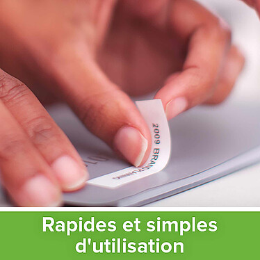 Acheter DYMO Ruban D1 Noir sur Transparent 6 mm x 7 m