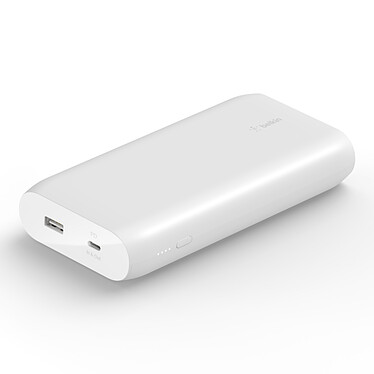 Avis Belkin Boost Charge 20K avec câble USB-C Blanc