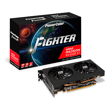 PowerColor Fighter AMD Radeon RX 6500 XT 4GB · Segunda mano