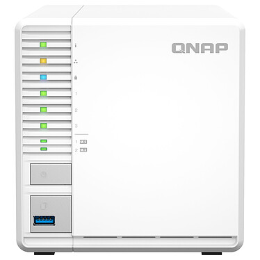 QNAP TS-364-4G Serveur NAS 3 baies avec 4 Go de RAM avec processeur Quad-Core Intel Celeron N5105/N5095
