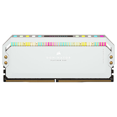 Avis Corsair Dominator Platinum DDR5 RGB 32 Go (2 x 16 Go) 5200 MHz CL40 - Blanc