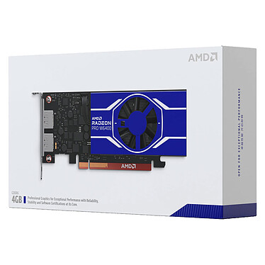 AMD Radeon Pro W6400 4 Go GDDR6 - 2 DisplayPort - PCI-Express 4.0 x4 (AMD Radeon Pro W6400)