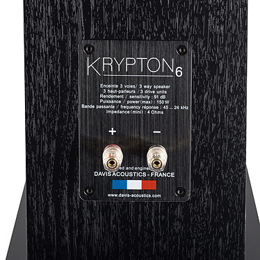Davis Acoustics Krypton 6 Noir pas cher