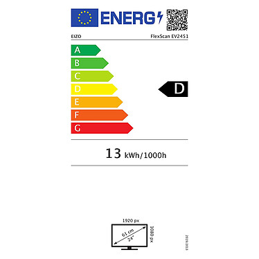 EIZO 23.8" LED - FlexScan EV2451 Negro a bajo precio