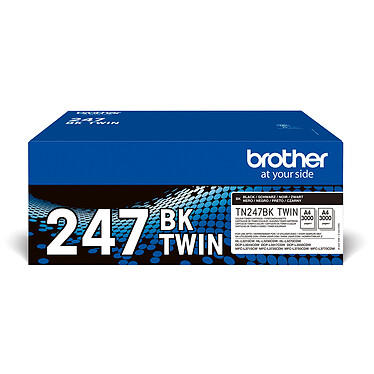 Brother TN-247BK Twin Pack (Black)