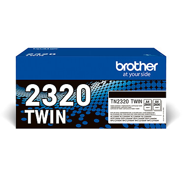 Brother TN-2320 Twin Pack (Black)