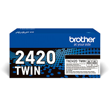 Brother TN-2420 Twin Pack (Nero)