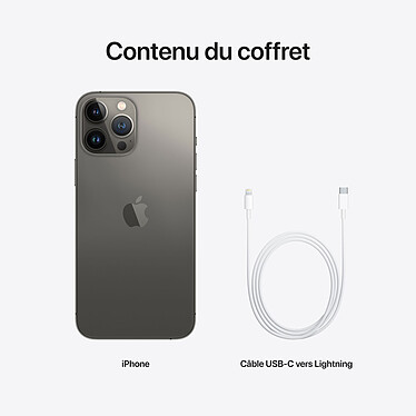 Apple iPhone 13 Pro Max 512 Go Graphite · Reconditionné pas cher
