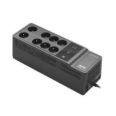 APC Back-UPS 850VA (BE850G2-FR) Onduleur avec batterie de secours 850VA - 8 prises - 2 ports de charge USB-A et USB-C