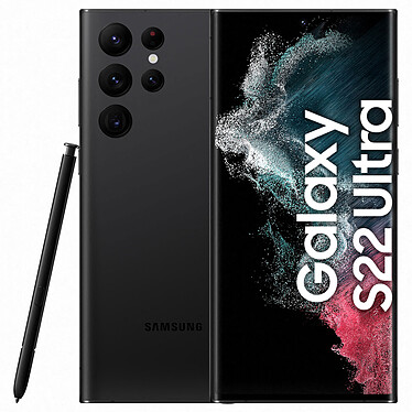 Samsung Galaxy S22 Ultra SM-S908B Noir (12 Go / 512 Go) v2 · Reconditionné