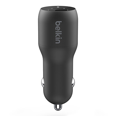 Review Belkin Boost Charger 2-Port USB-C PD (25W) + USB-A (12W) Car Charger to Cigarette Lighter (Black)