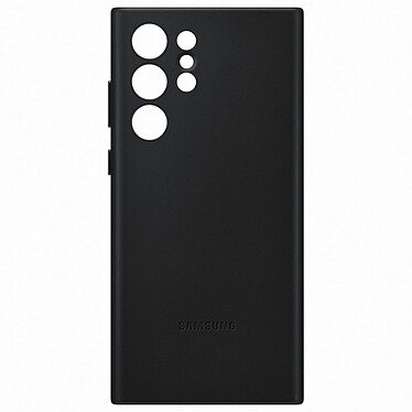 Samsung Coque Cuir Noir Galaxy S22 Ultra