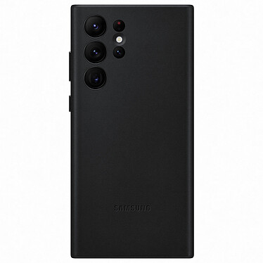 Acheter Samsung Coque Cuir Noir Galaxy S22 Ultra