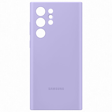 Cover in silicone Samsung Lavender Galaxy S22 Ultra