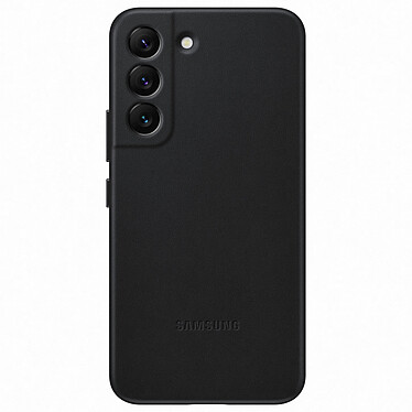 Buy Samsung Leather Case Black Galaxy S22