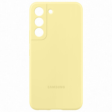 Funda de silicona amarilla para Samsung Galaxy S22
