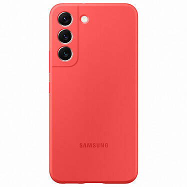 Nota Cover in silicone Samsung Galaxy S22 in corallo