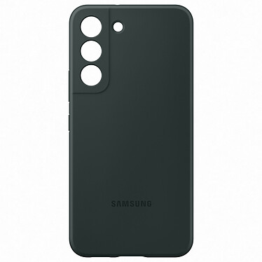 Funda de silicona verde oscuro para Samsung Galaxy S22