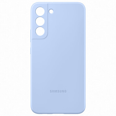 Samsung Coque Silicone Bleu Ciel Galaxy S22+