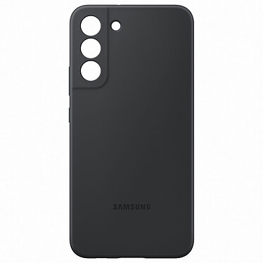 Samsung Coque Silicone Noir Galaxy S22+
