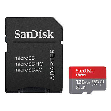 SanDisk Ultra Chromebook microSD UHS-I U1 128GB + SD Adapter