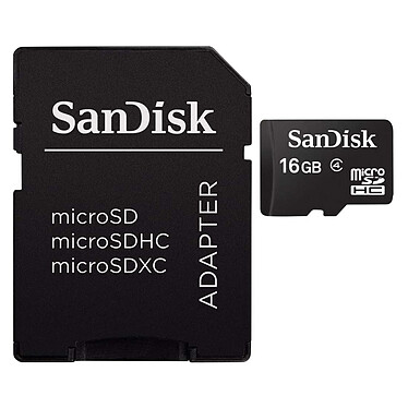 SanDisk 16GB microSDHC Memory Card
