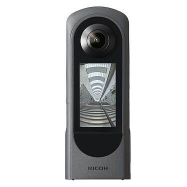 Ricoh Theta X Caméra 360° 2 x 48 mégapixels - Photo 11K - Vidéo 5.7K - Ecran LCD tactile 2.25" - Mémoire 48 Go extensible - Wi-Fi/Bluetooth - USB-C - Batterie interchangeable